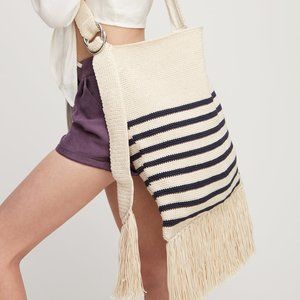 NWT Aritzia Auxiliary Venice Crochet Bag